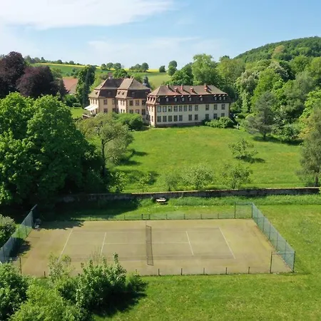 Luxus Wohnung Im Schloss 85 M² Zeitlofs Exterior photo